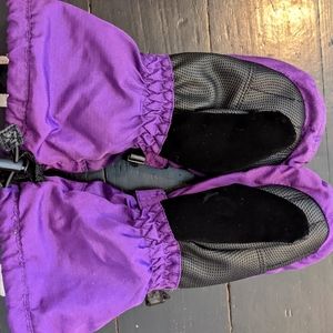 Purple REI snow mittens, size 3T